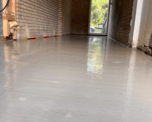 gestorte betonvloer